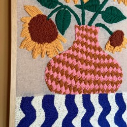 Sunflower Punch Needle...